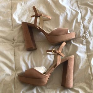 Vince Camuto blush heels